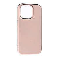 Силикон Case SMTT Apple iPhone 15 Pro, Pink Sand