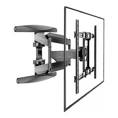 Кронштейн для телевізора 55-85 дюймів поворотний V-Star S65 Black (N020271)