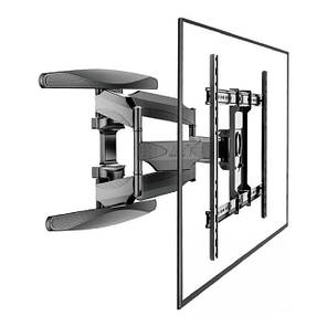 Кронштейн для телевізора 55-85 дюймів поворотний V-Star S65 Black (N020271), фото 1