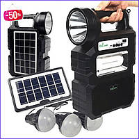 Аккумуляторный радио фонарь Power Bank на солнечной батарее CCLamp Система автономного освещения для дома