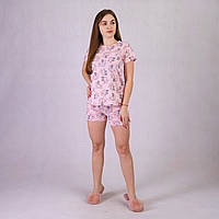 Пижама женская футболка и шорты летняя хлопковая р.42-54