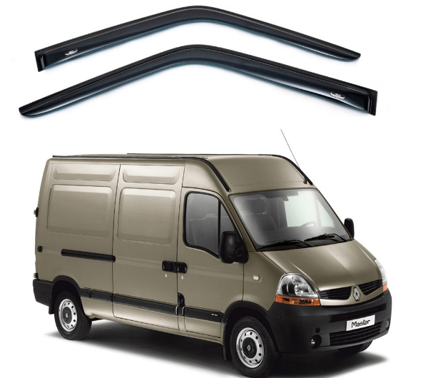 Дефлектори вікон вітровики Renault Movano 1998-2010 (скотч) AV-Tuning