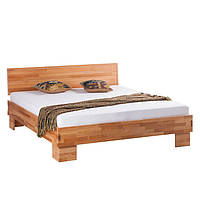 Ліжко двоспальне B 113 каркас натуральне дерево бук, 160х200 (Mobler TM)