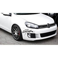 Наклейка The spirit of Competition - Чорна 19х7 см, фото 2