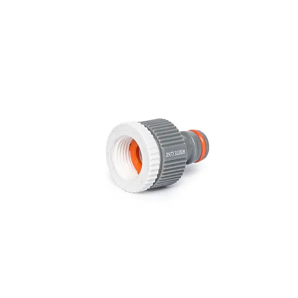 Адаптер редукційний на кран із внутрішньою
різьбою 1/2" / 3/4", WHITE LINE, WL-2198