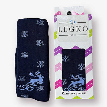 Колготки дитячі махрові бавовна LEGKO, 14 розмір, 86-92 см, 2-3 роки, 019206