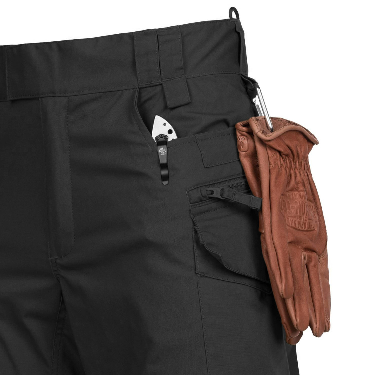 "Durable and Stylish: Штаны Helikon-Tex Pilgrim Pants DuraCanvas, Цвет - Black, Размер 36/32" - фото 4 - id-p2013007285
