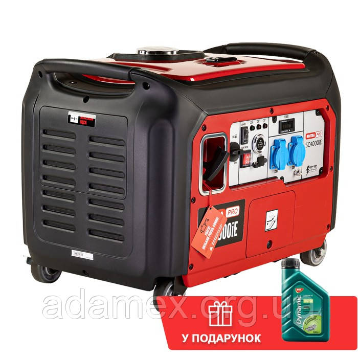 Інверторний бензиновий генератор КВІТКА PRO SC4000iE (4 кВт) (110-7035)