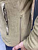Армійська Кофта флісова WOLFTRAP, тепла, розмір M, колір Койот, Камуфляжні вставки на рукави, плечі, кишені (WT-3535jk), фото 2
