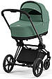 Cybex Priam 4.0 коляска 3 в 1 Leaf Green шасі Matt Black автокрісло Cloud T i-Size, фото 3