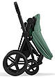 Cybex Priam 4.0 коляска 3 в 1 Leaf Green шасі Matt Black автокрісло Cloud T i-Size, фото 7