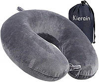 Дорожная подушка Kerain для шеи из пены с эффектом памяти 30x28cм
