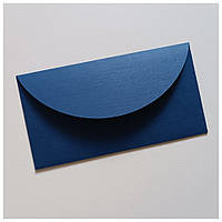 Конверт подарочный (для денег) 9*17 см цвет синий