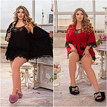 Домашній жіночий костюм-трійка