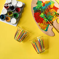 Стакан для кави різнокольоровий 200 мл