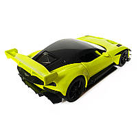 Іграшкова машинка металева Aston Martin Vulcan, астон мартін, салатова, звук, світло, інерція, откр двері, капот, Автоексперт,, фото 4