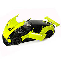 Іграшкова машинка металева Aston Martin Vulcan, астон мартін, салатова, звук, світло, інерція, откр двері, капот, Автоексперт,, фото 5