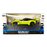 Іграшкова машинка металева Aston Martin Vulcan, астон мартін, салатова, звук, світло, інерція, откр двері, капот, Автоексперт,, фото 7