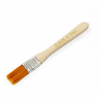 DR Кисточка антистатическая Aida 2 (деревянная ручка 11 см, щетина 1.5 х 2.5 см)