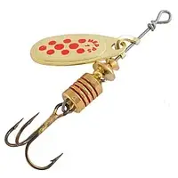 Блешня Mepps Comet Decore gold/red dots