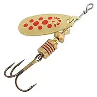Блешня Mepps Comet Decore gold/red dots 2/4.5g