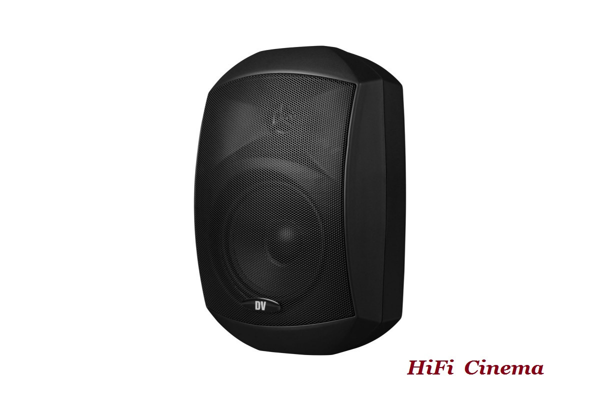Двох смугова 5"+1.5" настінна акустична система DV Audio MS-5.2 T IP Black 100V 7,5W 15W 30W IP65