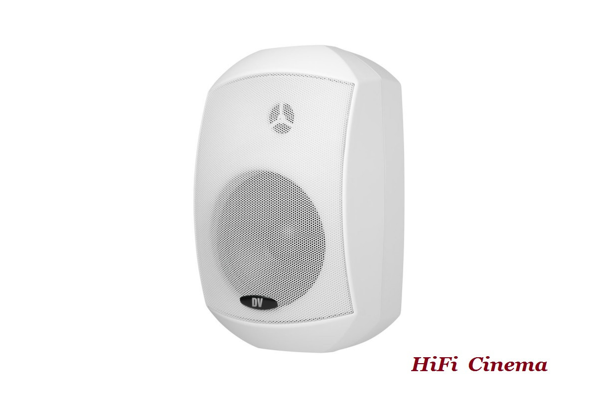 Двох смугова 5"+1.5" настінна акустична система DV Audio MS-5.2 T IP White 100V 7,5 W 15W 30W IP65, фото 1
