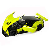 Іграшкова машинка металева Aston Martin Vulcan, астон мартін, салатова, звук, світло, інерція, откр двері, капот, Автоексперт,, фото 6