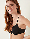 Бюстгальтер без Пуш-ап Victoria's Secret PINK T-Shirt Lightly Lined Bra, Чорний, фото 2
