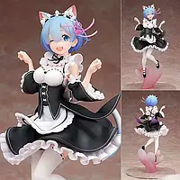 Аниме фигурка Рем / Rem, статуетка, неко, Re: Zero