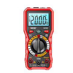 Цифровий мультиметр ANENG SZ301 з РК-дисплеєм 2000 відрахунків для вимірювання V DC AC A DC AC Ω C тесту діодів і продзвінки перевірки