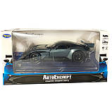 Іграшкова машинка металева Aston Martin Vulcan, астон мартін, сіра, звук, світло, інерція, откр двері, капот, Автоексперт,, фото 7