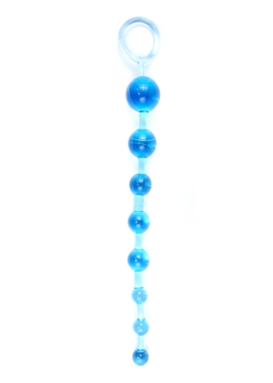 Анальний ланцюжокJelly Anal 10 Beads Blue