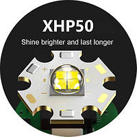 Светодиод на радиаторе (подложке) Cree XHP50.3 [3.7V, 1000Lm, 10W, 6500K] для фонарей, светильников 20 мм