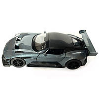 Іграшкова машинка металева Aston Martin Vulcan, астон мартін, сіра, звук, світло, інерція, откр двері, капот, Автоексперт,, фото 3