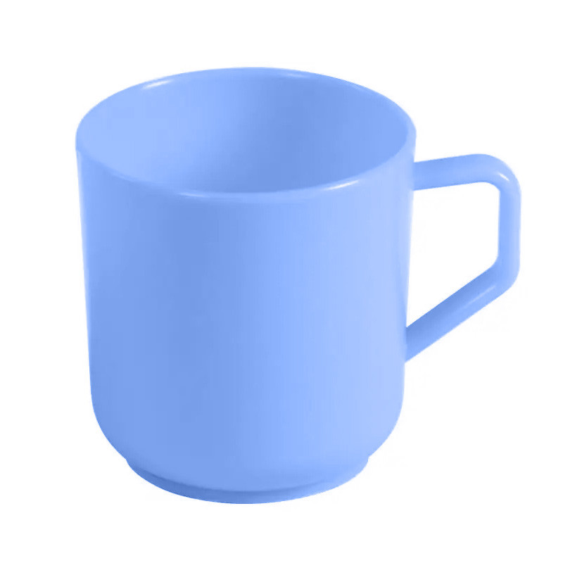 Кухоль чашка пластиковий 400 мл Блакитний