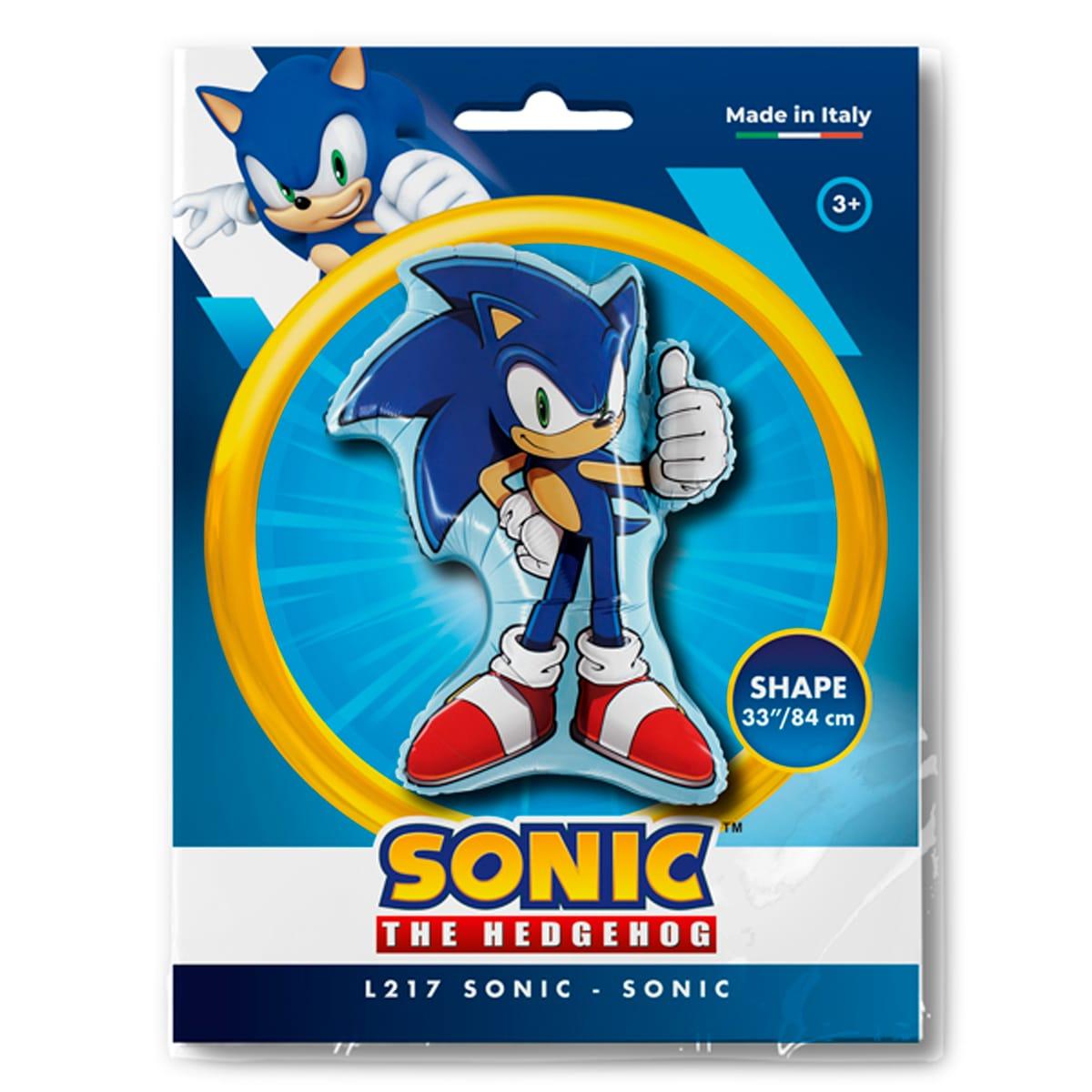 Grabo 33" Куля повітряна фольгована Сонік Sonic foil balloon 77cm — В УП, фото 1