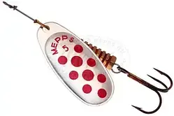 Блешня Mepps Comet Decore silver/red dots 5/11g
