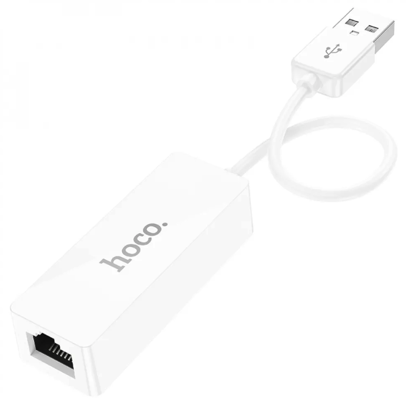 Перехідник Ethernet Hoco Acquire UA22 USB 100Mbps, фото 3