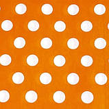 Крафт-пакет, 230*170*30 мм, помаранчевий в горохи, 10 шт., фото 6