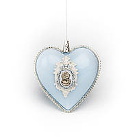 Новогоднее украшение, коллекция "Адель", сердце 12 см