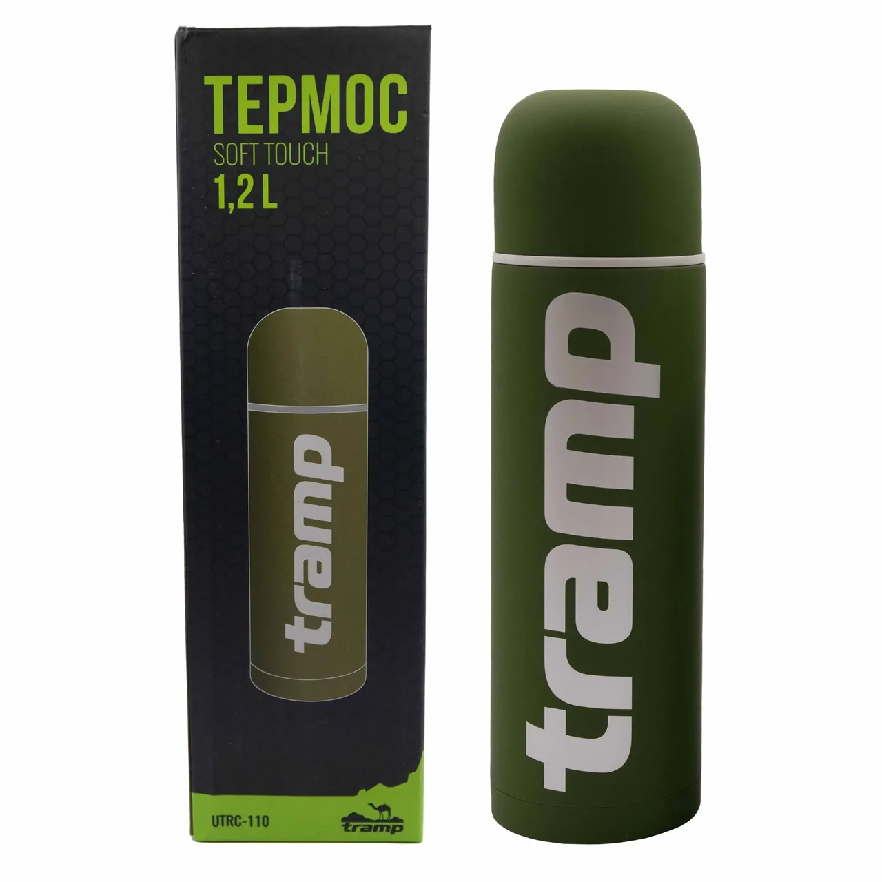 Термос Tramp Soft Touch 1.2 л (Khaki)