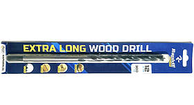 Подовжене спіральне свердло по дереву RapidE 12х300 мм (1шт.)