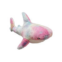 Детская игровая игрушка-антистресс из плюша Акула ИКЕА Blahaj 60 см Пастель Розовая Ikea