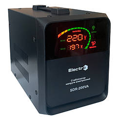 Електронний стабілізатор напруги SDR-2000 ElectrO підлоговий 2,0 кВА 1600Вт