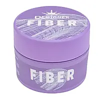 Fiber gel Designer professional гель для наращивания ногтей со стекловолокном объем 15 мл цвет прозрачный