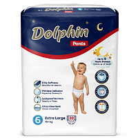 Подгузники-трусики детские Dolphin Pants 6 Extra Large 15+ кг (20 шт)