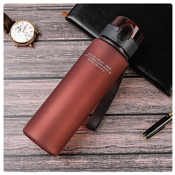 Бутылка для воды 400 мл CASNO с дозатором для спорта красная (ID ...