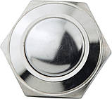 TY 16-231P Pcb Кнопка металева опукла, (з'єднання під пайку), 1NO., фото 3