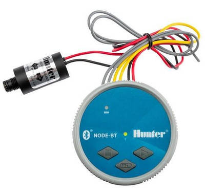 Контролер поливу Hunter NODE-BT-100 із соленоїдом 9 вольт DC (1 зона, автономний, Bluetooth керування)